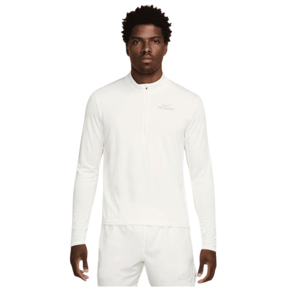 Nike Mens Pacer Flash Half-Zip Running Shirt White IB3772-133 Large